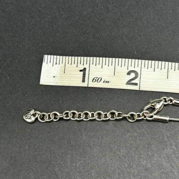 Brighton La Musique Silver Gold Medallion Coin Necklace - Picture 8 of 8